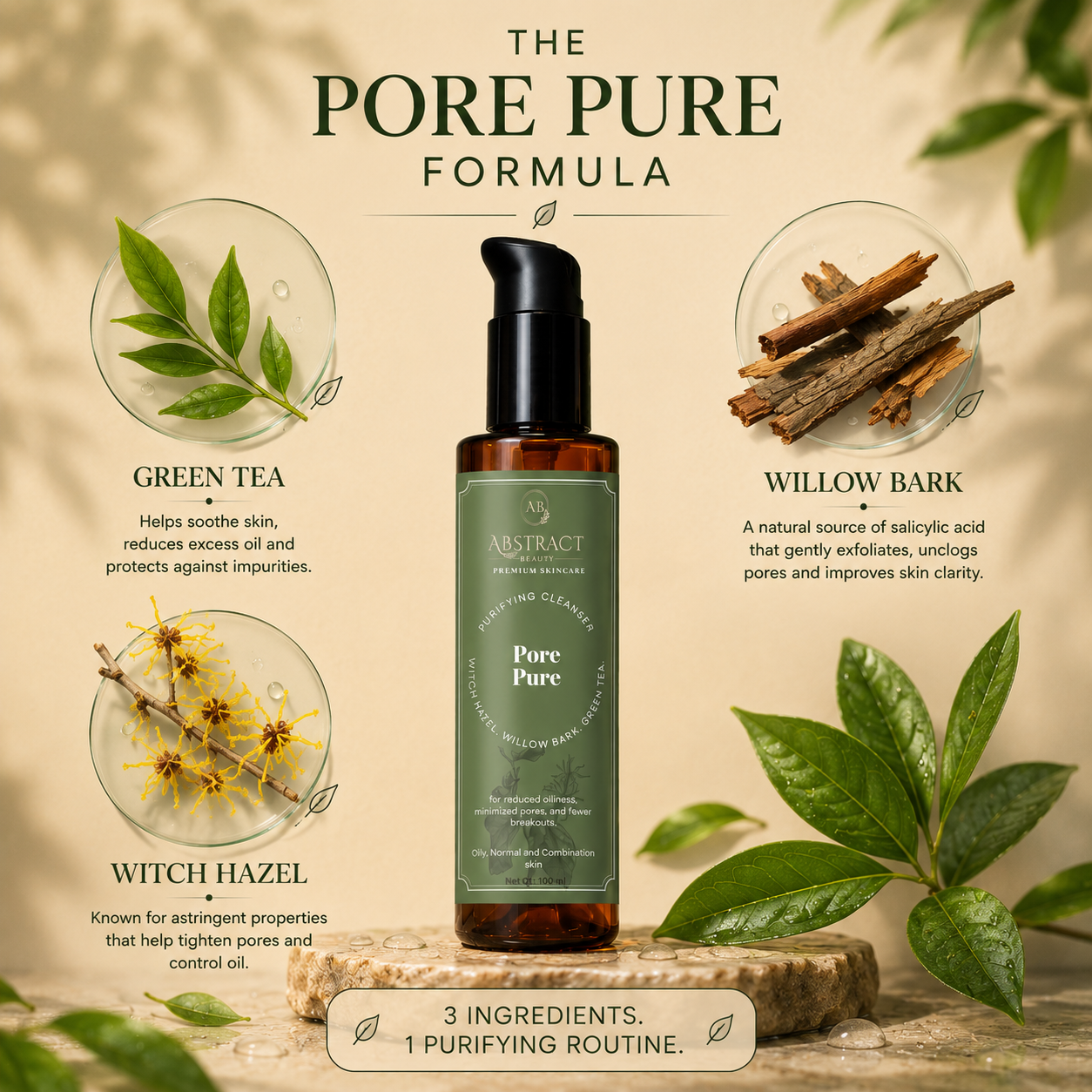 Pore Pure Oil Control Cleanser | 2% Salicylic Acid | 5% Niacinamide | 2% HYA